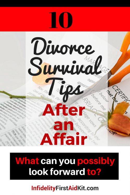 divorce survival tips after an affair