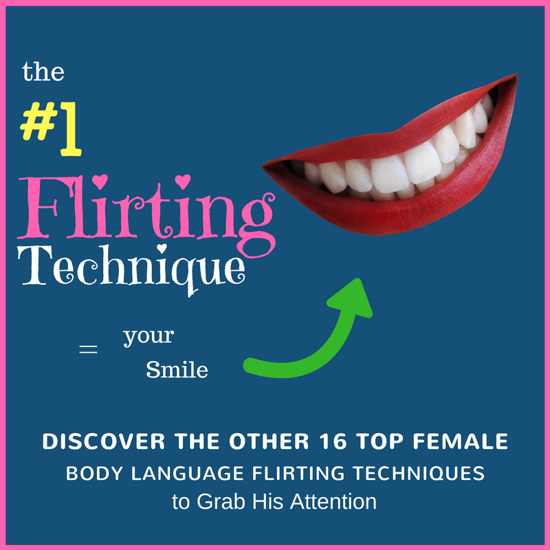 #1 female body language flirting technique- smile 2 ...