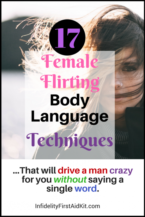 17 female flirting body language techniques