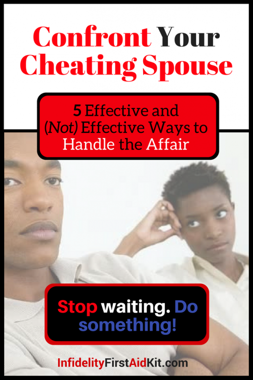 confront cheating spouse