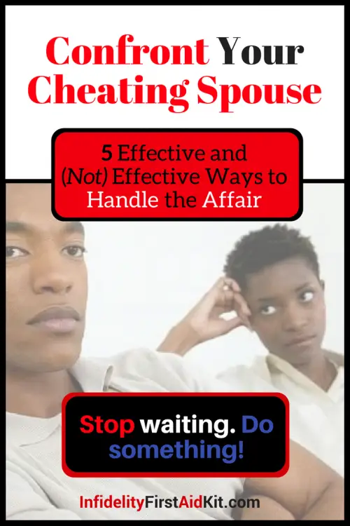 confront cheating spouse