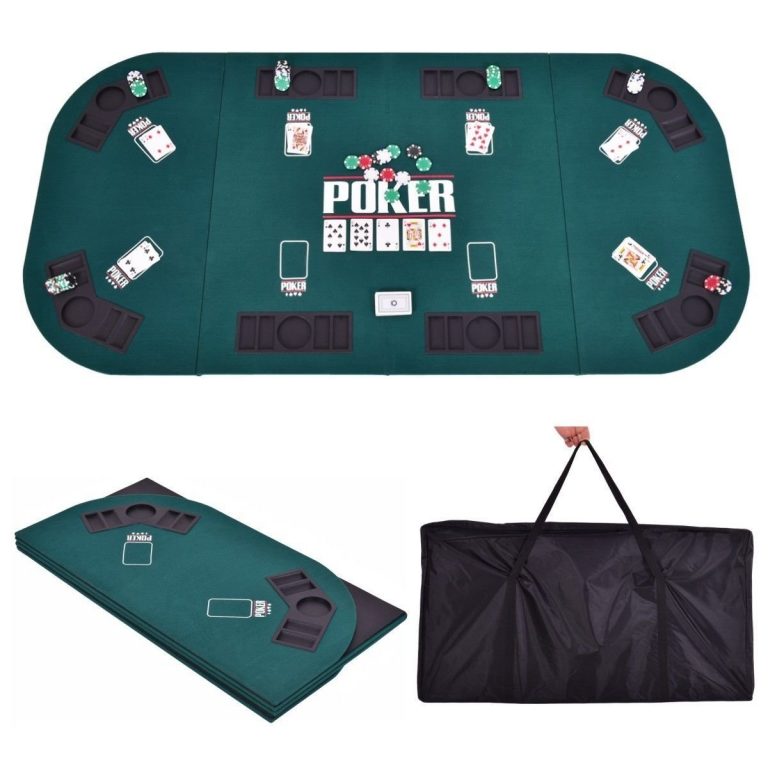 cave man gifts folding poker table