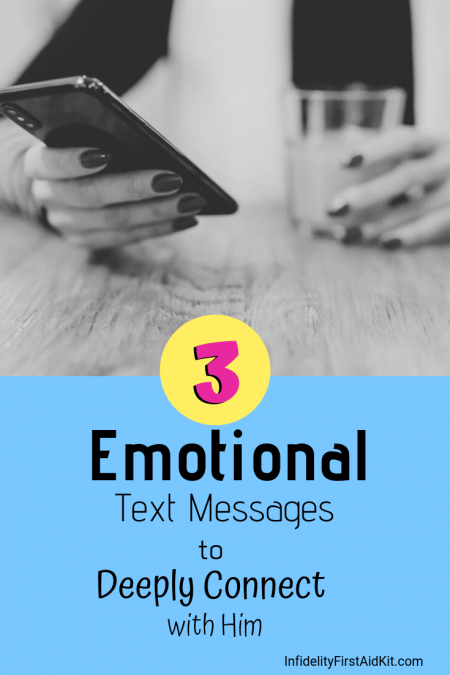 emotional bond text messages to connect with him
