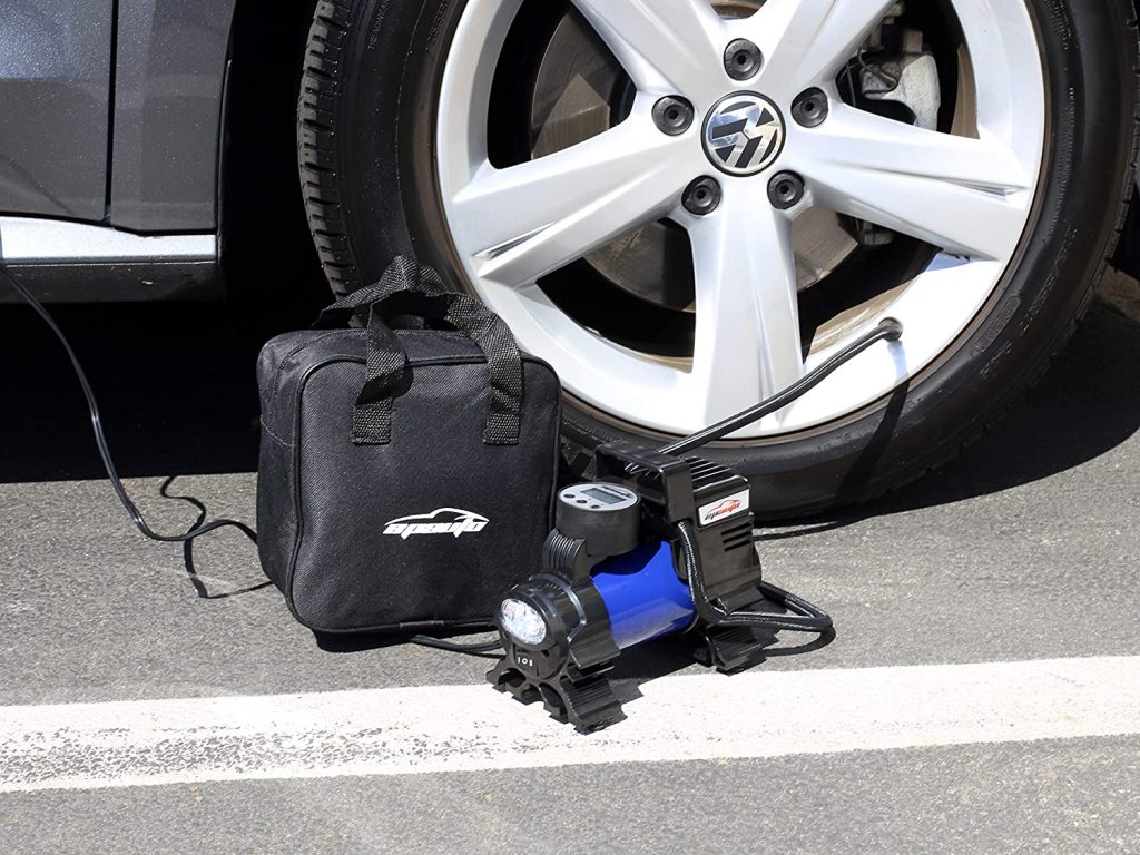 tire inflator for emergency