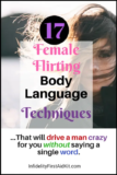17 [Simple] Female Flirting Body Language [Secrets] to Attract Men