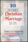 10 Christian Marriage Sex Tips: [Unique and Intimate Blogger Advice]