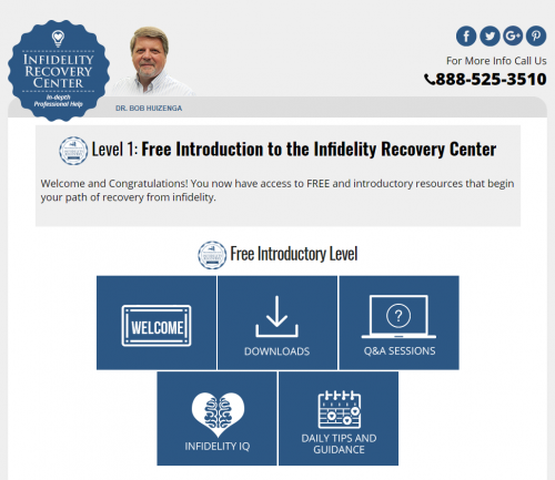 Dr Huizenga free Infidelity Recovery Center