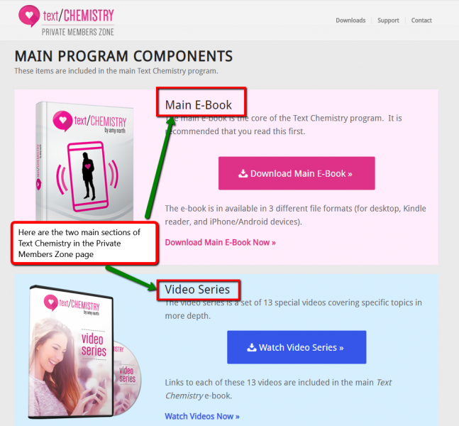 text the romance back vs text chemistry